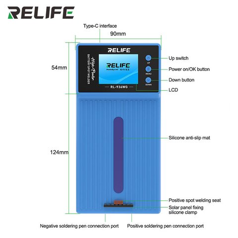 Аппарат точечной сварки RELIFE RL-936WG, 650А Превью 1