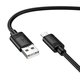 USB кабель Hoco X122, USB тип-A, micro-USB тип-B, 100 см, 2,4 А, чорний, #6942007662208 Прев'ю 1