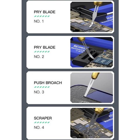 Лезвие скальпеля Mechanic 008,  для микросхем, 8 in 1 Превью 2