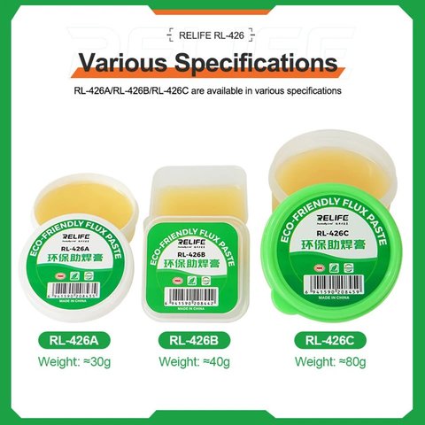 Flux Paste RELIFE RL-426C, (environmentally friendly, 80 g) Preview 1