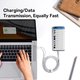 USB кабель Baseus Superior, USB тип-C, USB тип-A, 150 см, 100 Вт, белый, #P10320102214-02 Превью 2