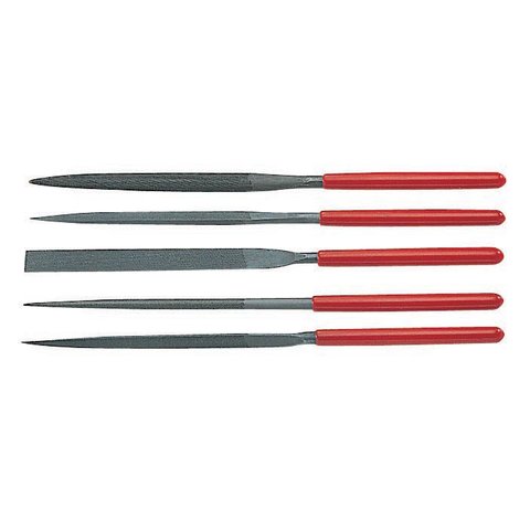 Набір надфілів Pro'sKit 8PK-605L з рукоятками (5 шт.) Прев'ю 1