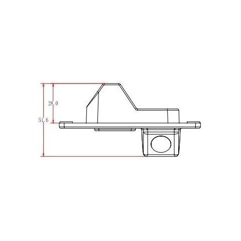 Car Rear View Camera for Mitsubishi Pajero Preview 3