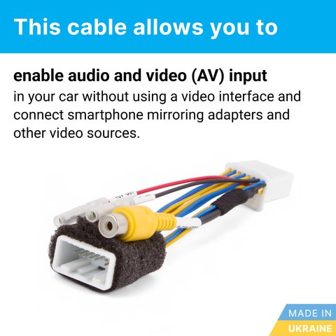 Video Cable for Toyota Touch, Scion Bespoke Monitors Preview 1