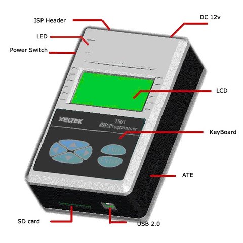 USB Interfaced Universal Programmer Xeltek SuperPro IS01 Preview 2