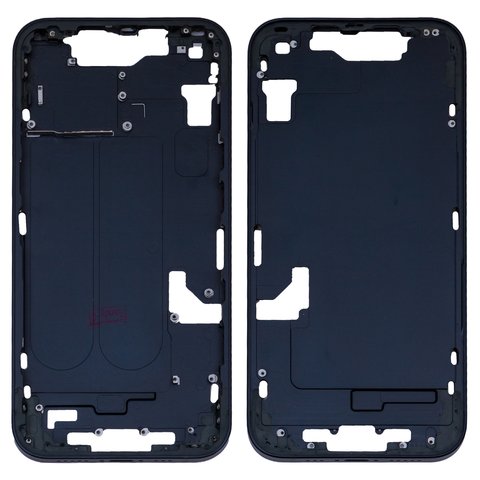 Carcasa puede usarse con iPhone 14, negro,  con sujetador de tarjeta SIM, con botones laterales, HC, Global, midnight Vista previa  2