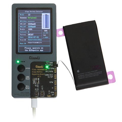 Batería puede usarse con iPhone 11 Pro Max, Li-ion, 3.79 V, 4450 mAh, mayor capacidad, original IC, #616-00651 Vista previa  1