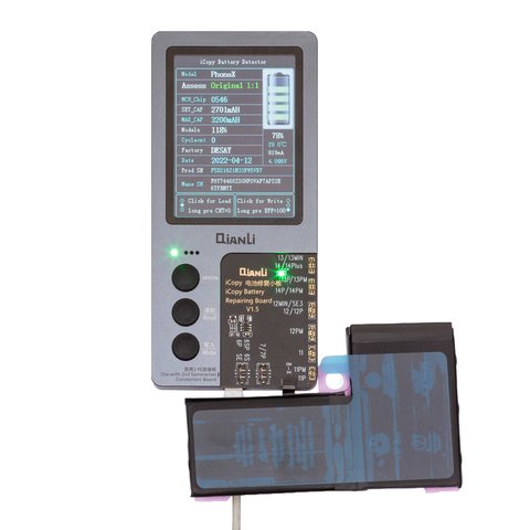 Batería puede usarse con iPhone X, Li-ion, 3.81 V, 3216 mAh, mayor capacidad, original IC, #616-00347 Vista previa  1