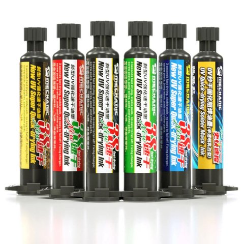 Паяльная маска Mechanic SU3, красная, 10 мл, ультрафиолетовая Превью 2