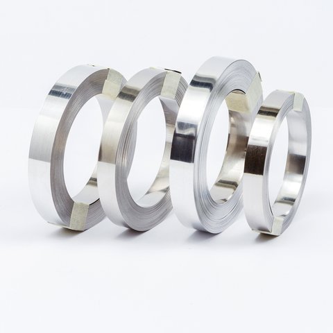 Стрічка нікель-алюмінієва для зварювання акумуляторів, 0,2 мм, 10 мм, 10 м, композитна Прев'ю 1