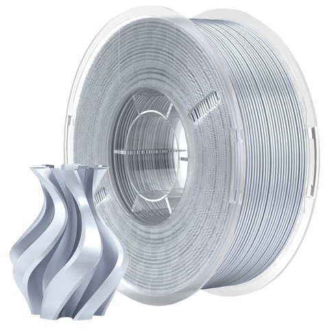 Филамент для 3D-принтера ELEGOO PLA Silk Silver, 1 кг Превью 1