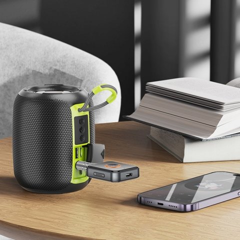 FM-трансмітер Borofone BC55, чорний, з кнопкою, USB тип-C, TRS 3.5 мм, #6941997772225 Прев'ю 3