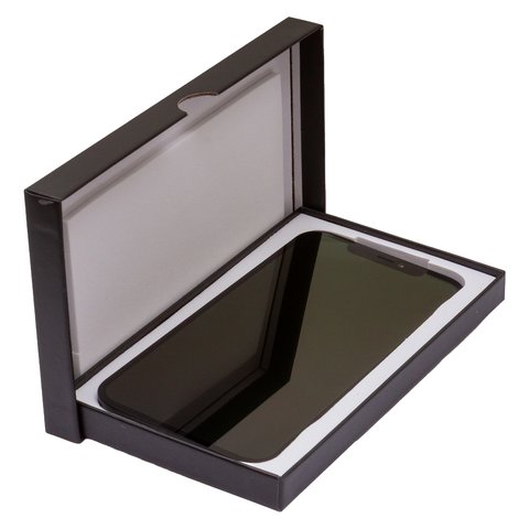 Дисплей для iPhone 12 Pro Max, черный, с рамкой, HC, без ошибки, (OLED), DD-OLED OEM soft, diagnosable Превью 1