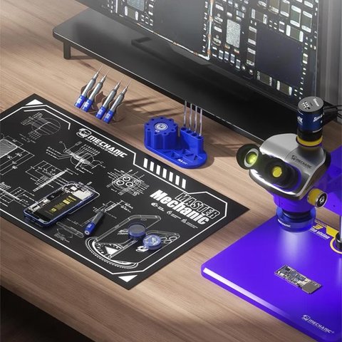 Килимок монтажний Mechanic V79, термостійкий, стійкий до плям, 600 мм, 350 мм Прев'ю 4