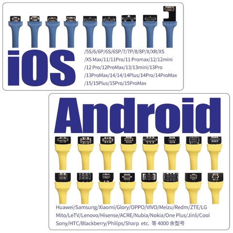 Тест-кабель живлення Mechanic iBoot AD Max+, ip (6-15 series) + android Прев'ю 2
