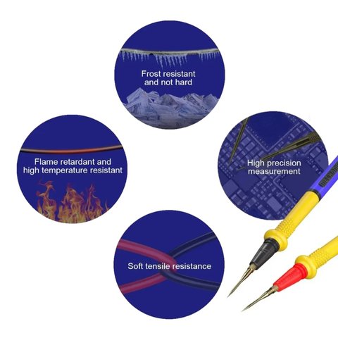 Измерительный щуп для мультиметра Mechanic RP15, острая игла, 1000V, 20A Превью 6